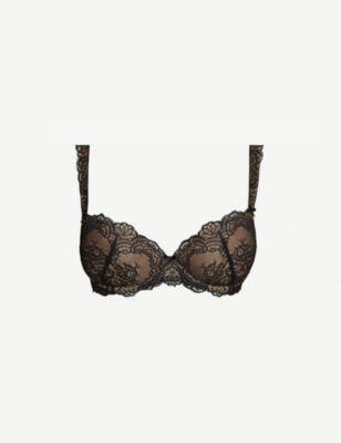 Danse Moulded Plunge lace bra by AUBADE