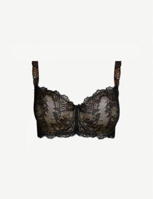 Danse des Sens Comfort half-cup lace bra by AUBADE