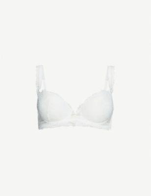 Danse des Sens moulded stretch-lace and mesh bra by AUBADE