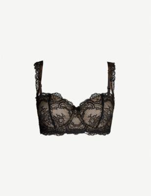 Danse stretch-lace half-cup bra by AUBADE