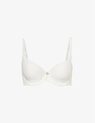 Rosessence lace-trim stretch-woven bra by AUBADE