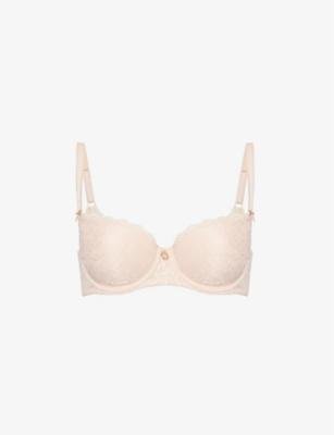Rosessence stretch-lace half-cup bra by AUBADE