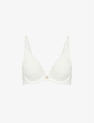 Rosessence underwired stretch-lace bra by AUBADE
