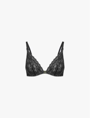 Rosessence underwired stretch-lace plunge bra by AUBADE