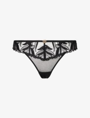 Sweet Euphoria Tanga Lace Briefs by AUBADE