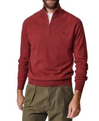 Bonby Zip Neck Sweater by AUBIN