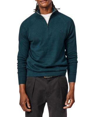 Bonby Zip Neck Sweater by AUBIN