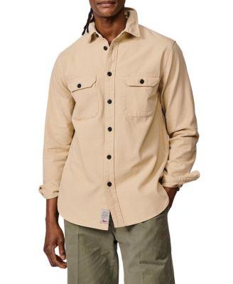 Henderson Canvas Relaxed Fit Overshirt by AUBIN