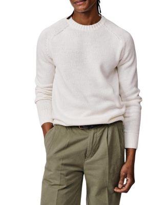 Lacey Cotton Linen Crew Neck Jumper by AUBIN