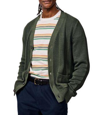 Lister Stitch Detail Cardigan by AUBIN