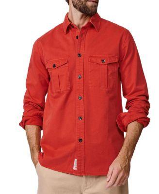 Long Sleeve Cole Twill Overshirt by AUBIN