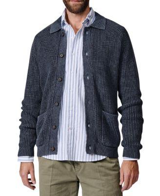 Martin Long Sleeve Collared Cardigan by AUBIN
