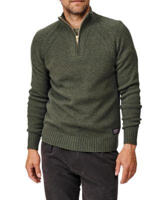 Pelham Zip Neck Sweater by AUBIN