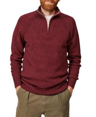 Pelham Zip Neck Sweater by AUBIN