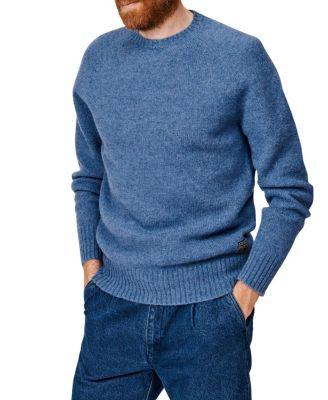Prestwick Shetland Crew Neck Sweater by AUBIN