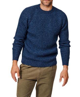 Ray Fisherman Rib Crew Neck Sweater by AUBIN