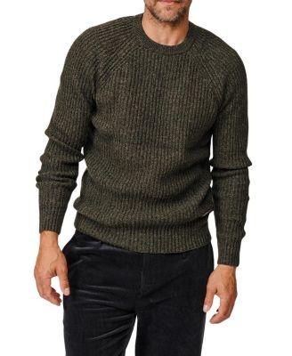 Ray Fisherman Rib Crew Neck Sweater by AUBIN