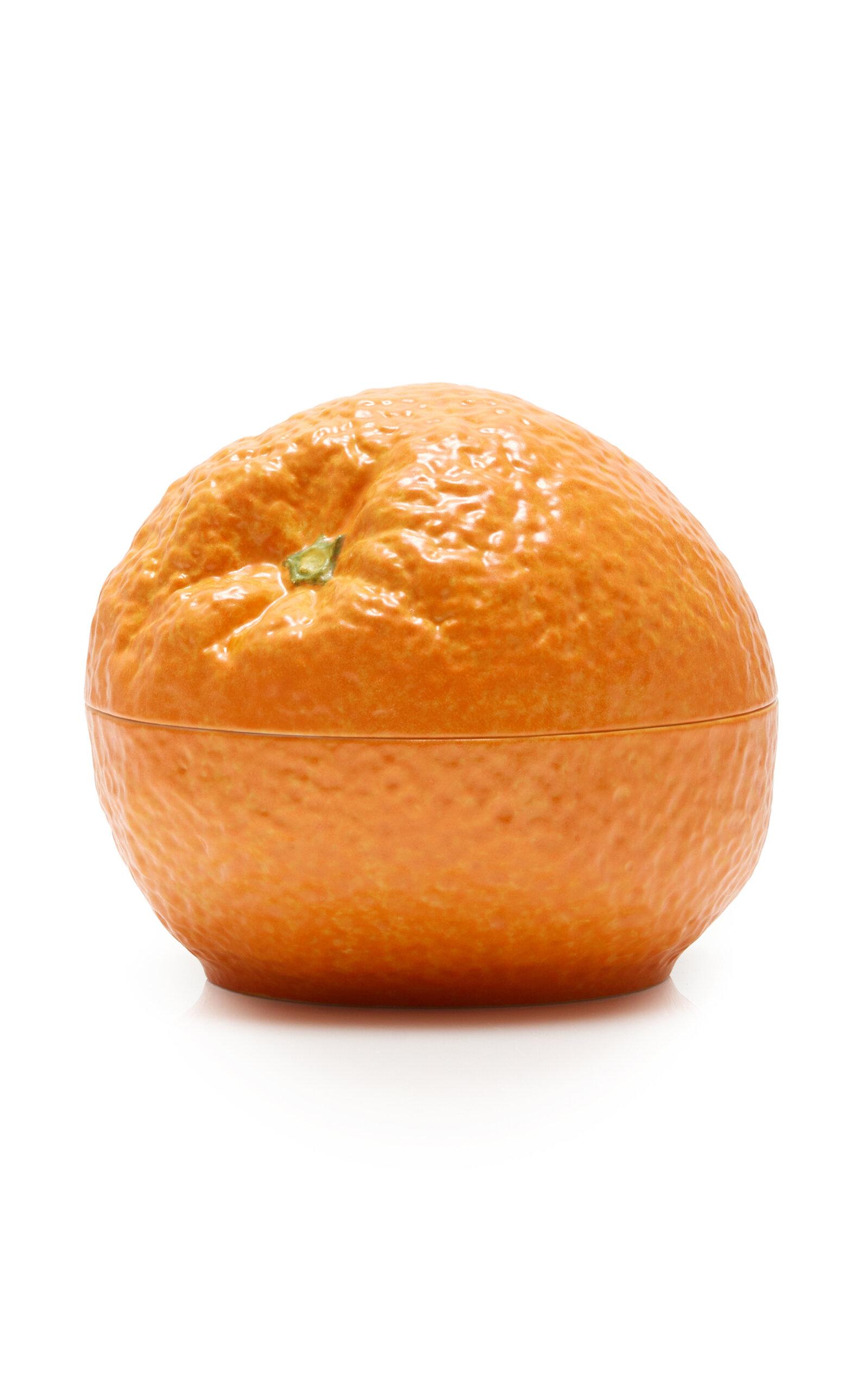 Augarten Wien - Porcelain Orange Jar - Orange - Moda Operandi by AUGARTEN WIEN