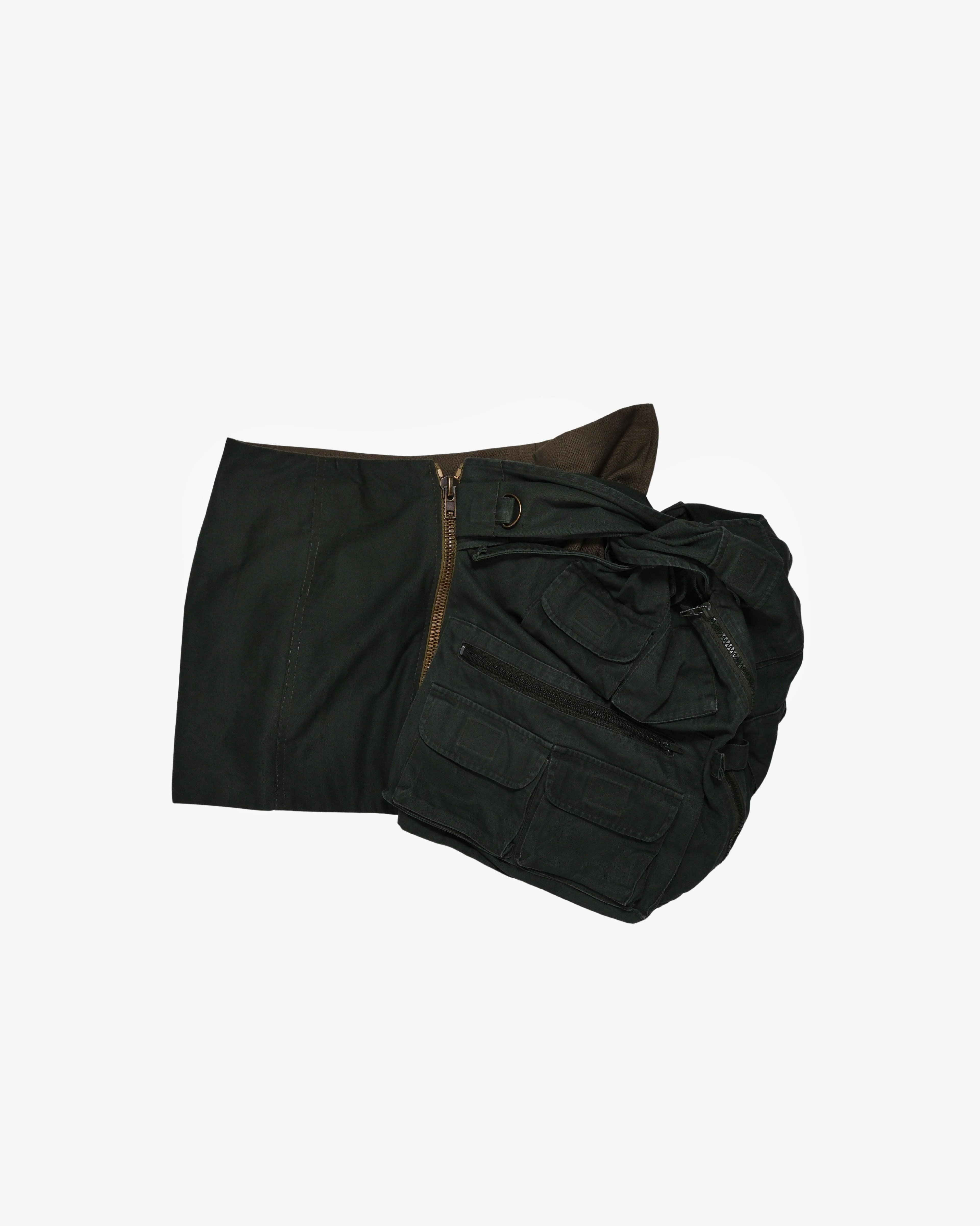 AUGUST BARRON - Women's Trench Coat Skirt - (Khaki) by AUGUST BARRON