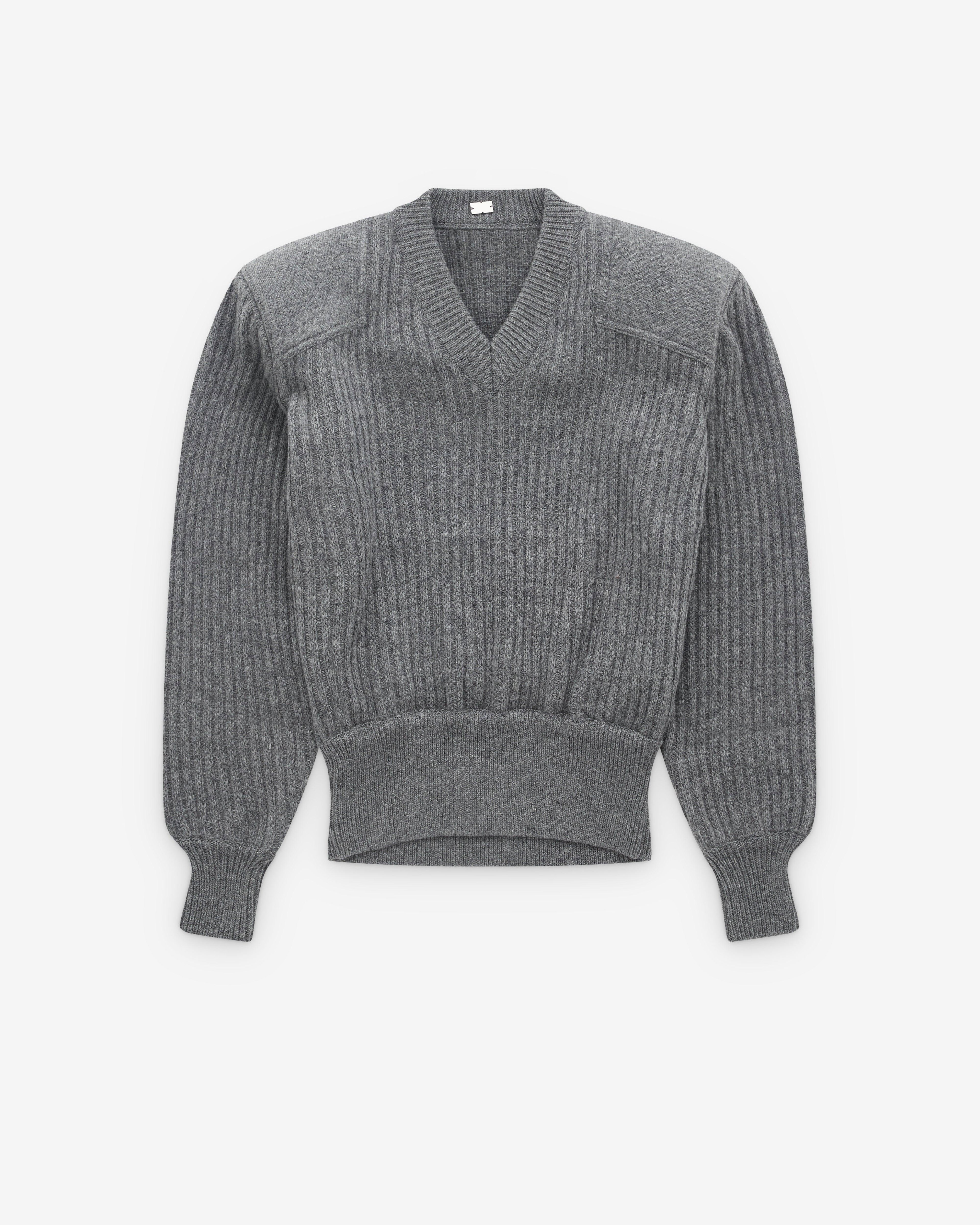 August Barron - Women's Display Army Sweater - (Grey) by AUGUST BARRON