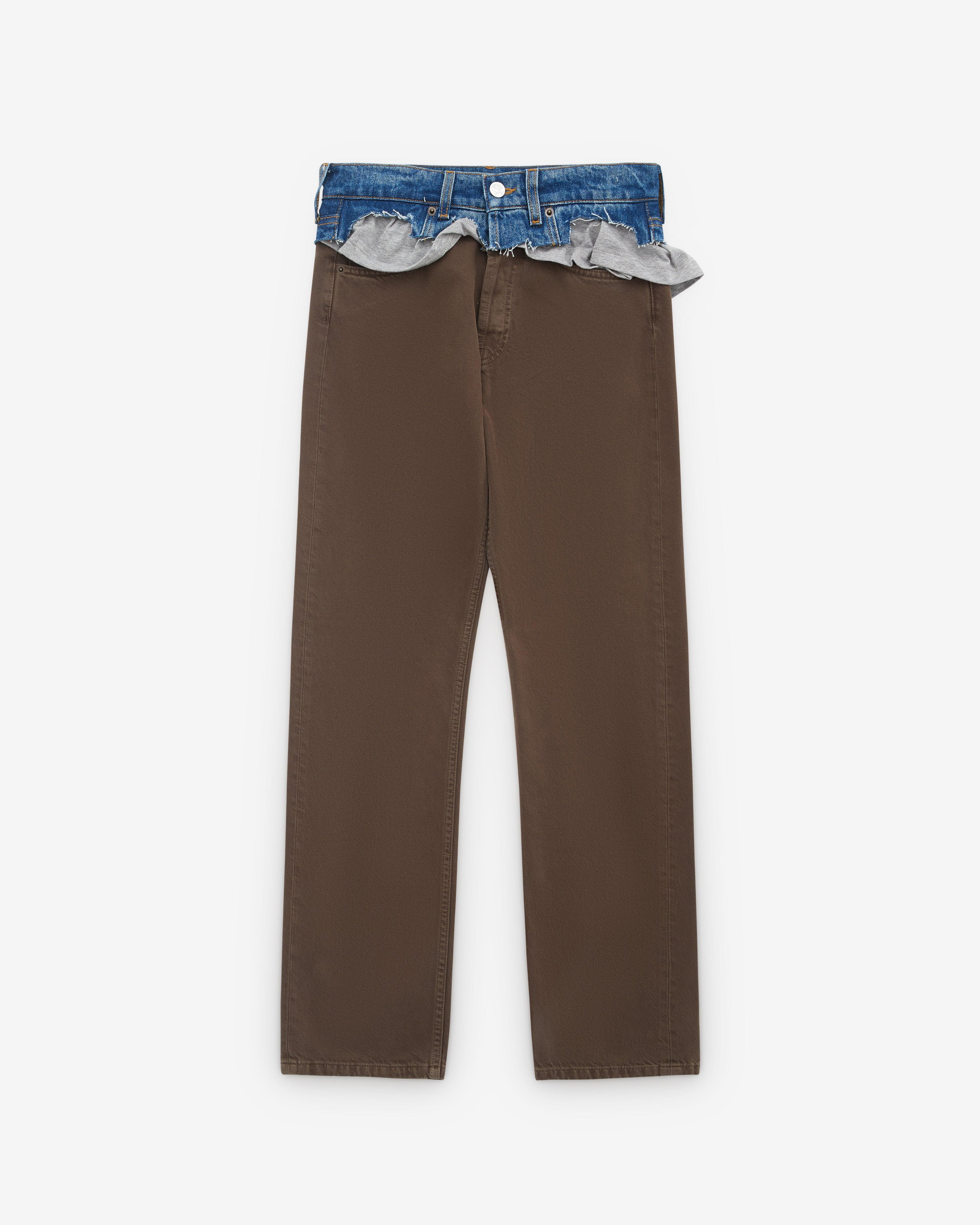 August Barron - Women's Double Jeans - (Brown/Black) by AUGUST BARRON