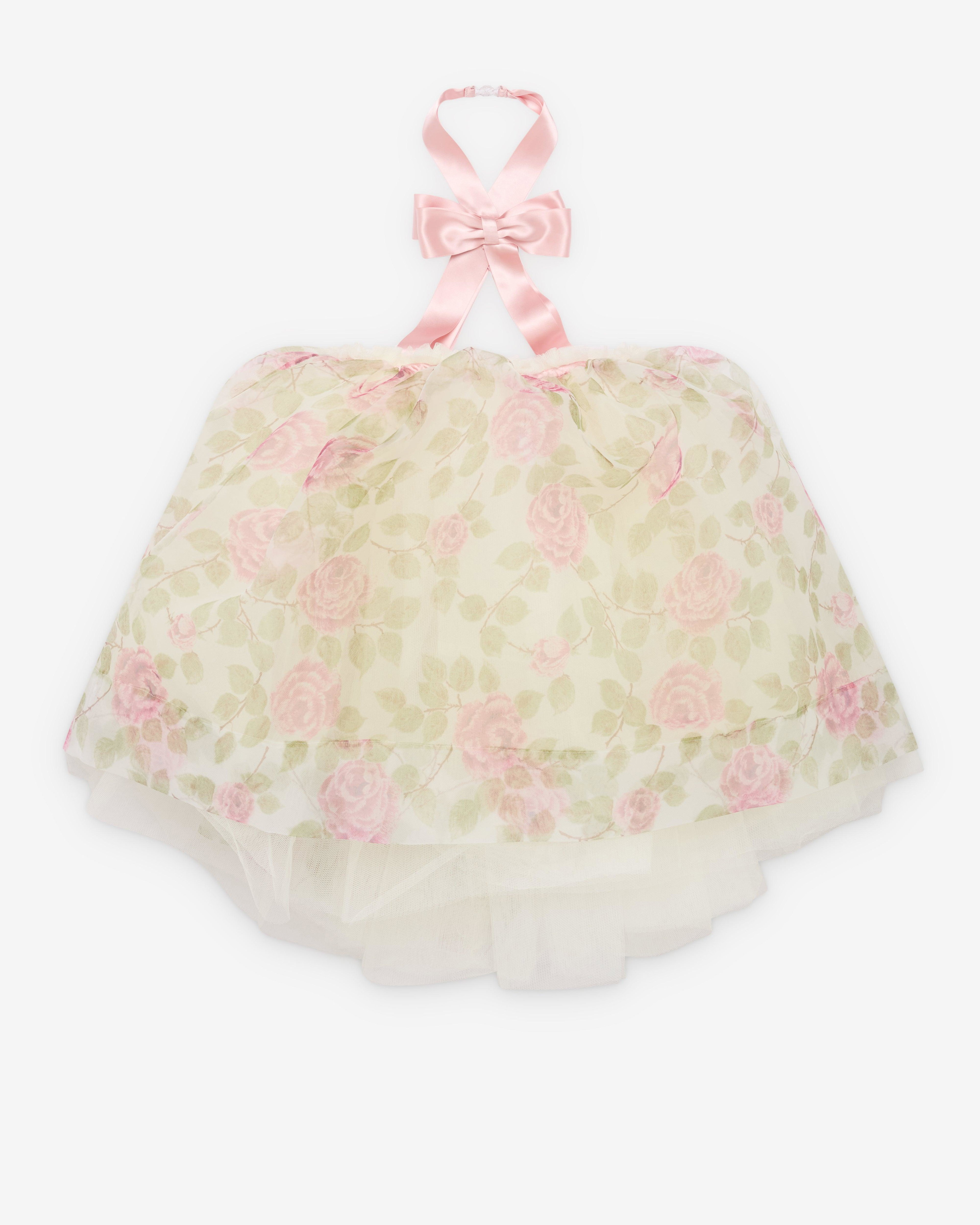 August Barron - Women's Harness Floral Skirt - (Rose) by AUGUST BARRON