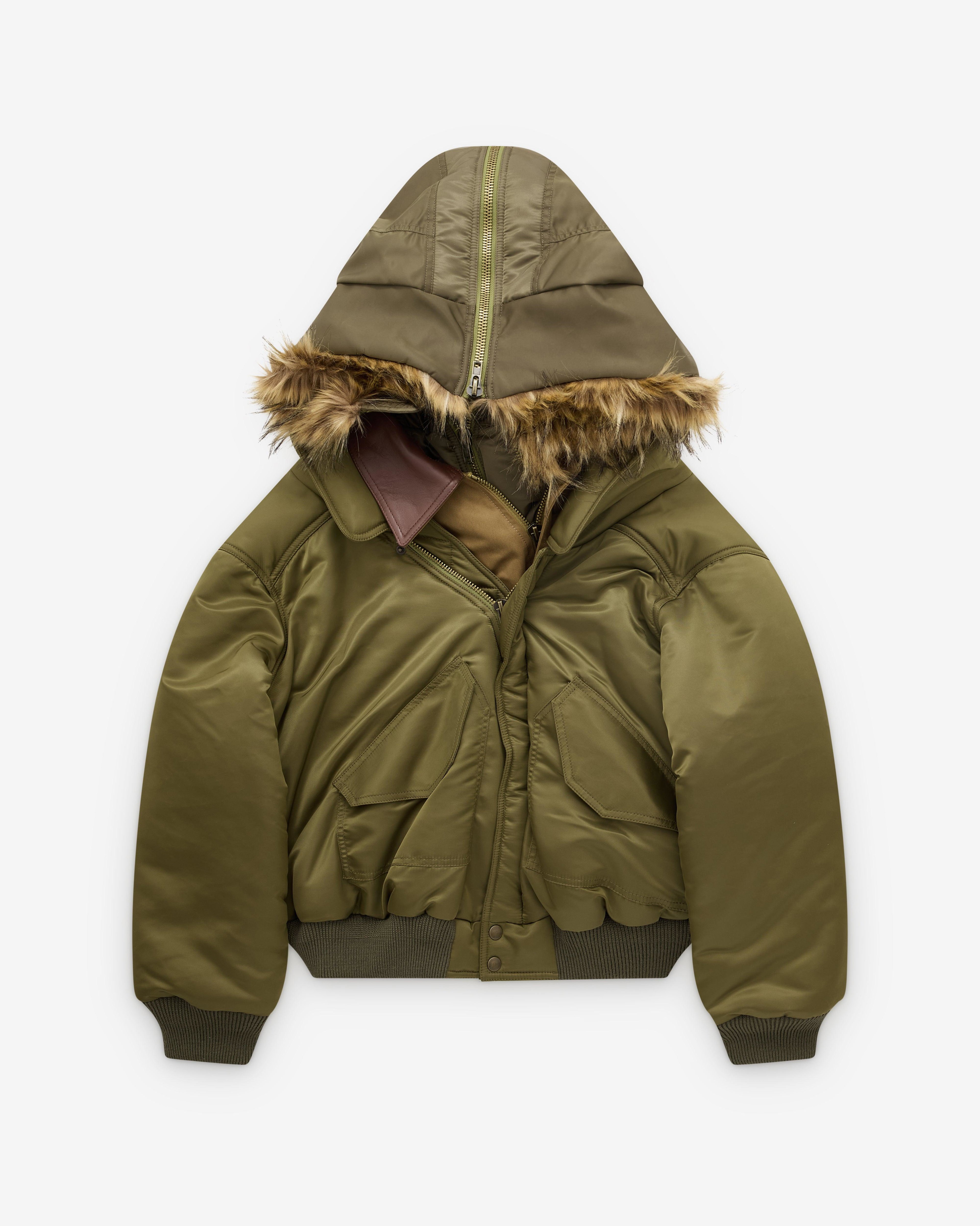 August Barron - Women's Triple Bomber - (Army Green) by AUGUST BARRON