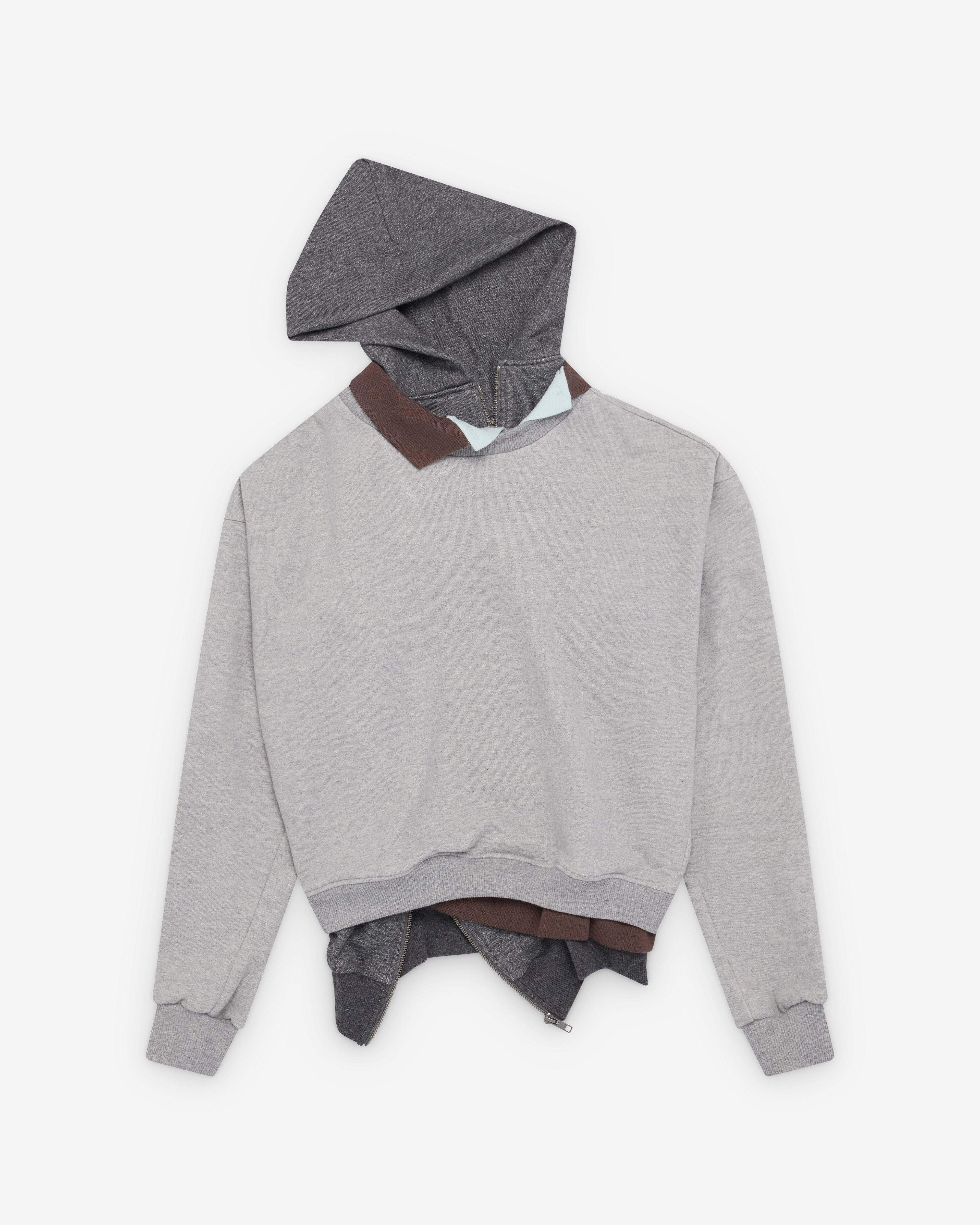 August Barron - Women's Triple Hoodie - (Grey/Brown) by AUGUST BARRON