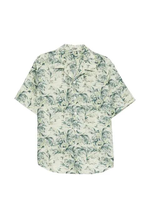 AIRY printed short-sleeved shirt by AURALEE