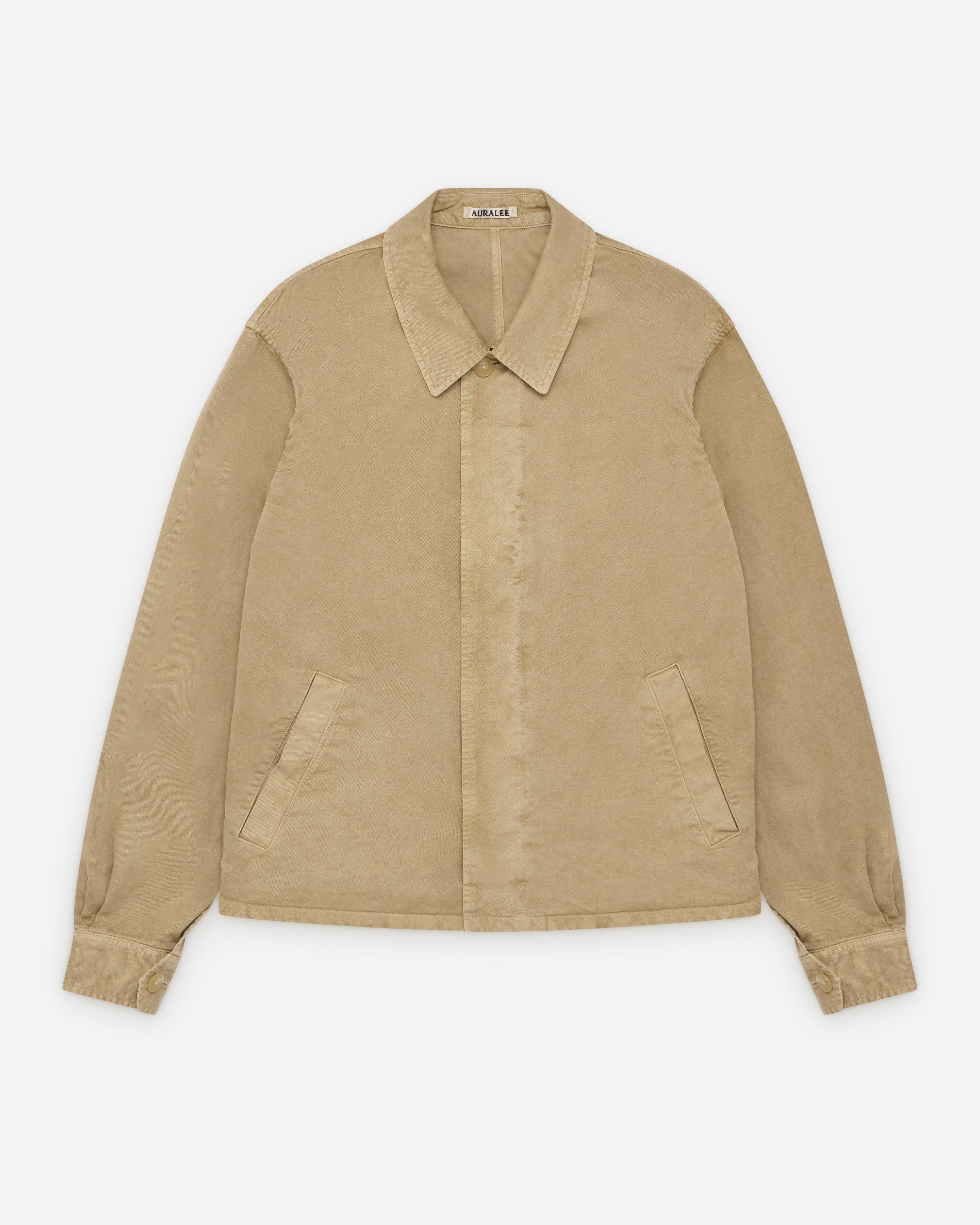 Auralee - Men's Finx Light Chino Jacket - (Beige) by AURALEE