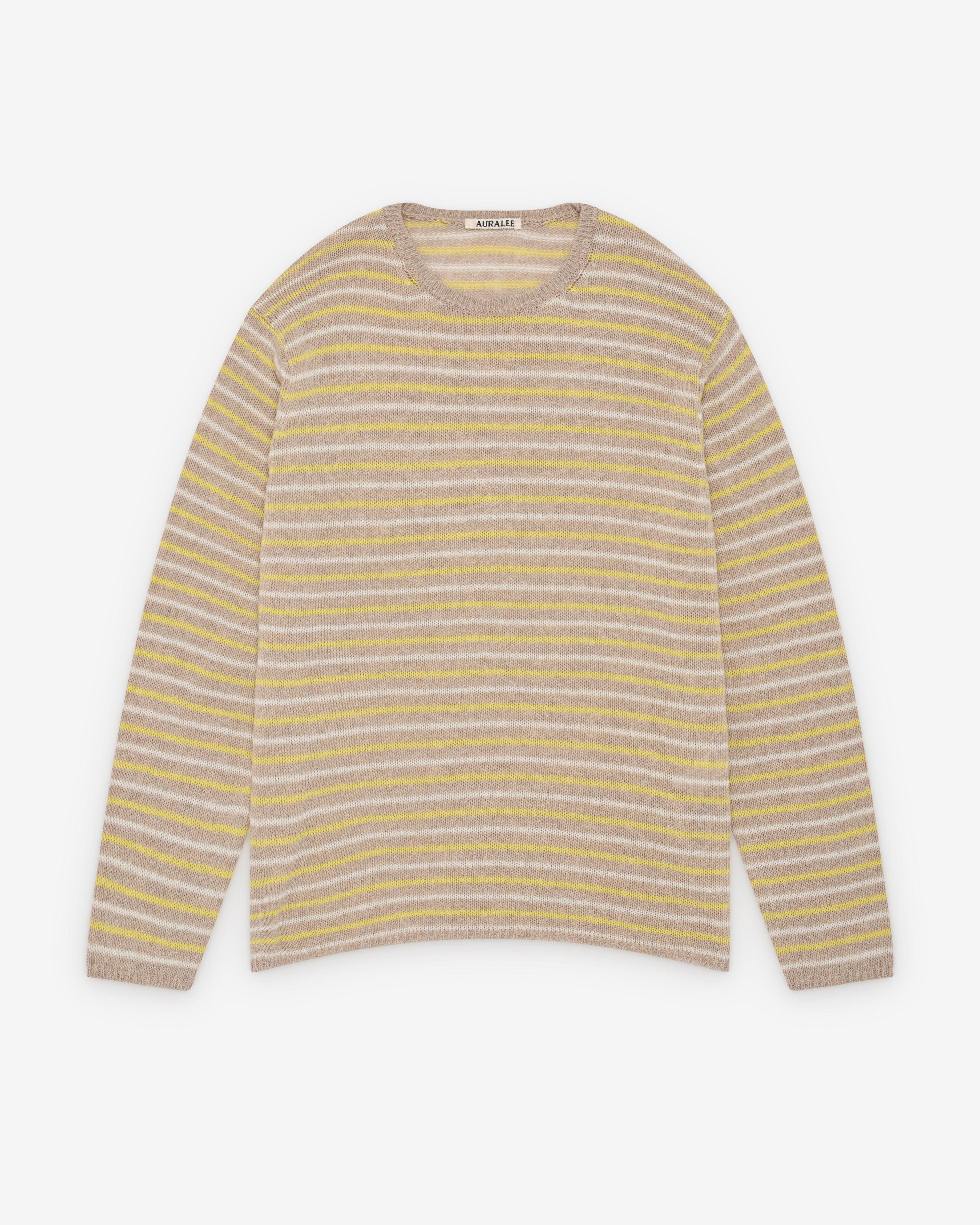 Auralee - Men's Summer Knit - (Beige) by AURALEE