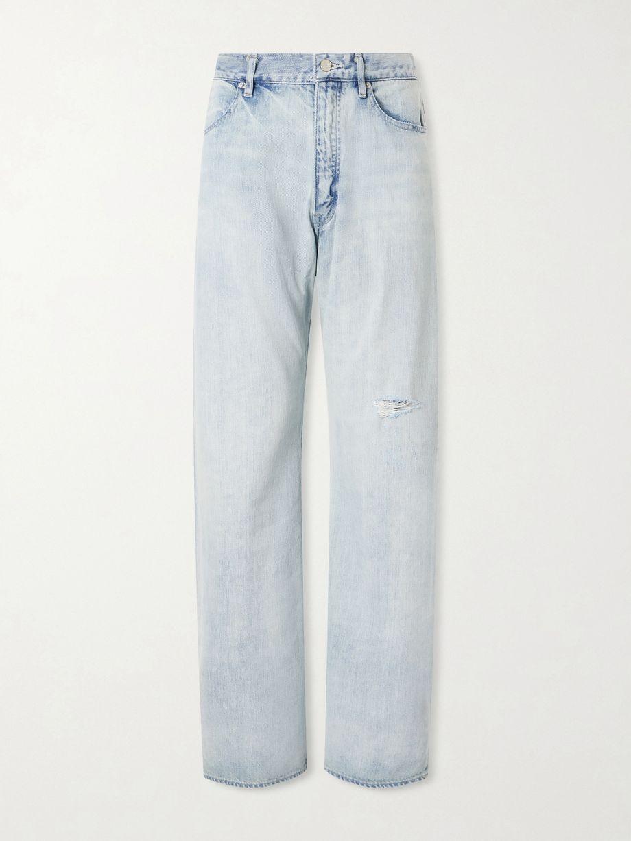 Distressed wide-leg jeans by AURALEE