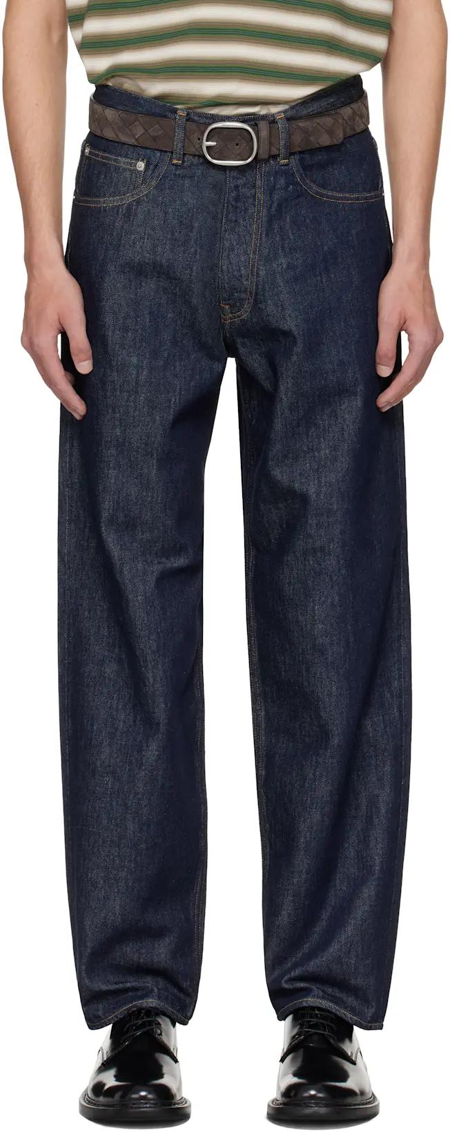 Indigo Hard Twist Denim Wide Jeans by AURALEE