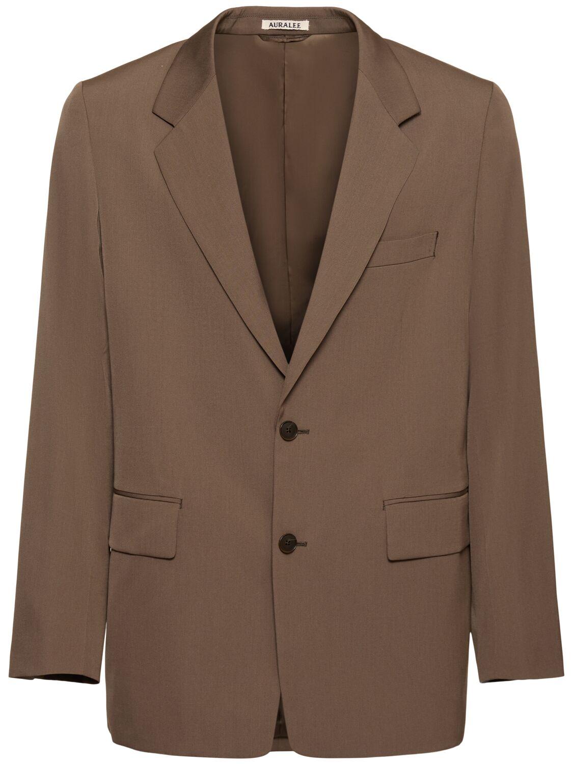 Light Wool Max Gabardine Jacket by AURALEE