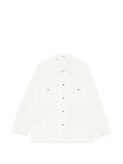 Ox shirt jacket by AURALEE