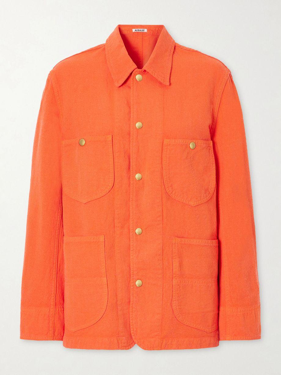 Wool, cotton and linen-blend jacket by AURALEE