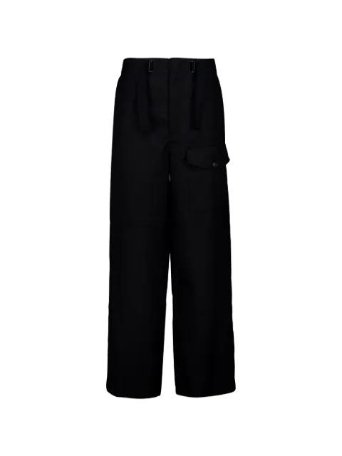 belted cargo pants by AURALEE