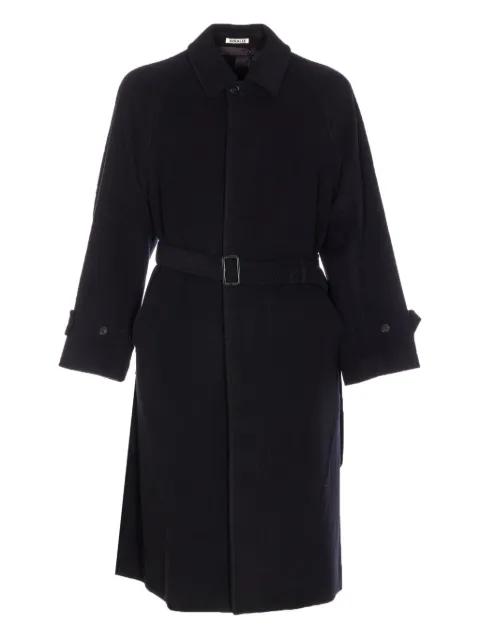 button strap coat by AURALEE