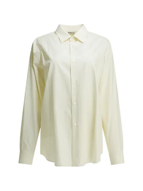 button-up long-sleeve shirt by AURALEE