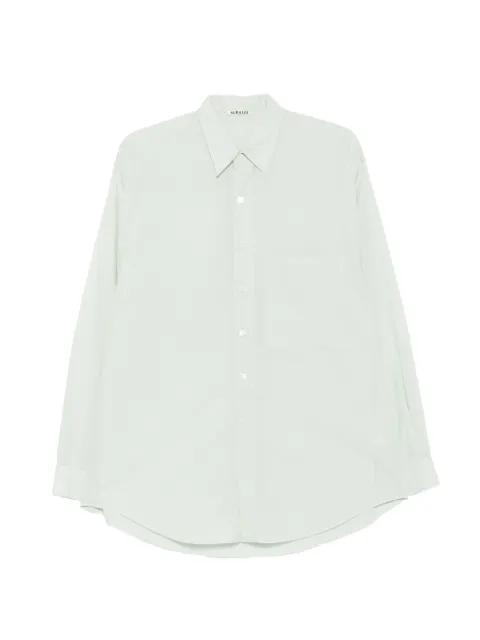 chest-pocket long-sleeve shirt by AURALEE