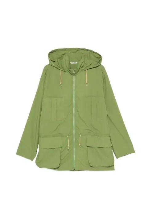 cotton-lawn hoodied jacket by AURALEE