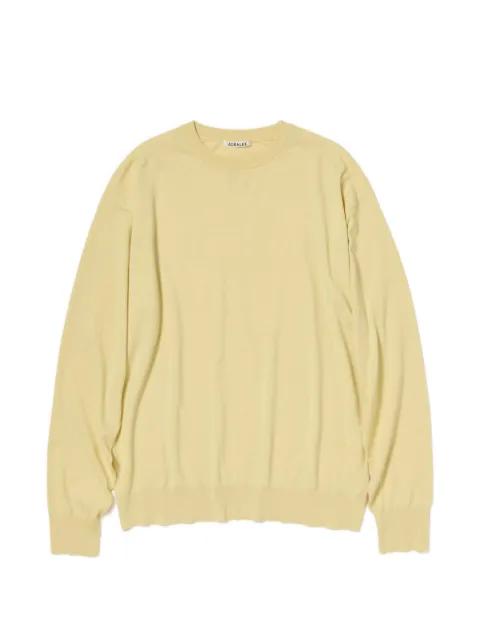 fine-knit cotton sweater by AURALEE