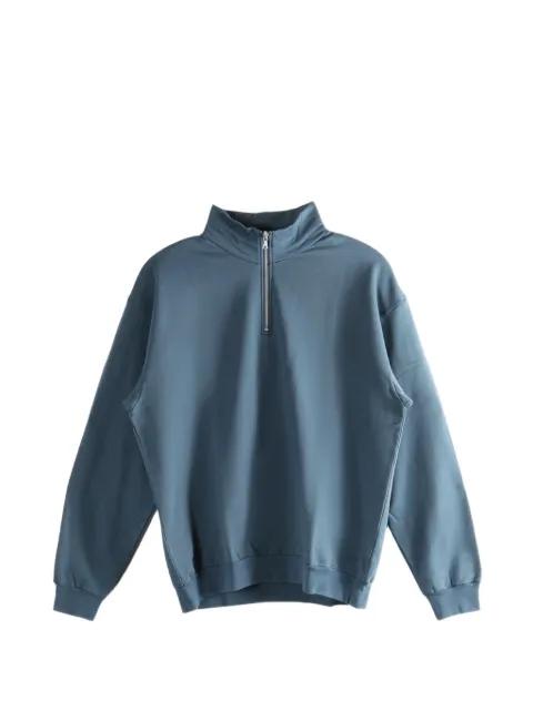 half-zip sweatshirt by AURALEE