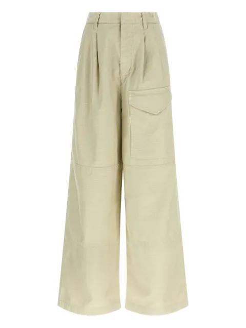 panelled trousers by AURALEE