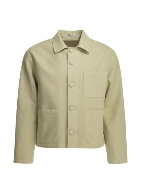 patch-pocket coats by AURALEE