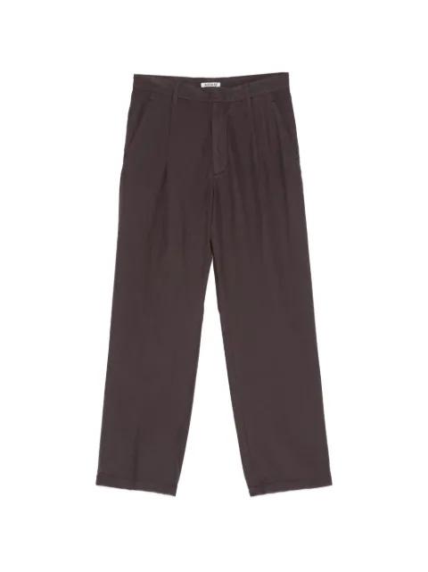 pleated straight-leg trousers by AURALEE
