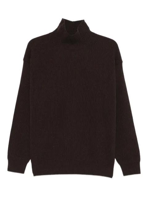 ribb-knit turtleneck sweater by AURALEE