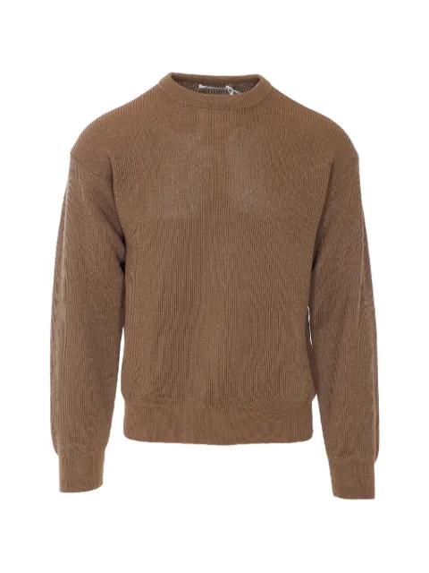 ribbed-knit cotton sweater by AURALEE