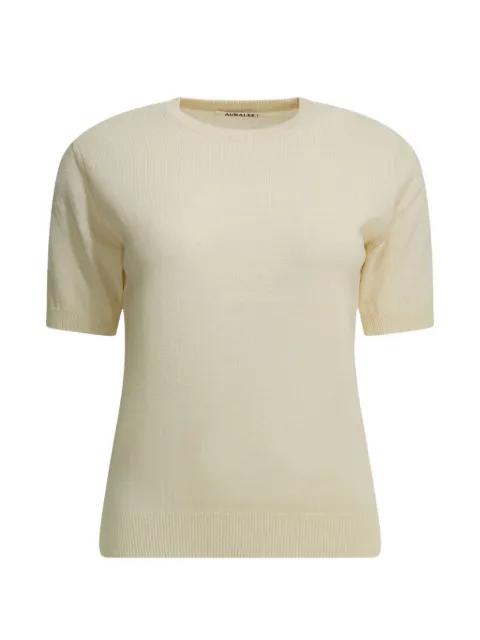 short-sleeve sweater by AURALEE