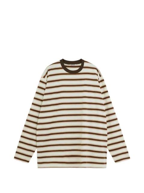 striped long-sleeve top by AURALEE